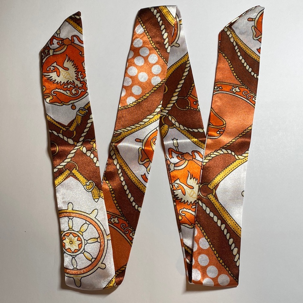 Two Thin Scarves / Hair Bands / Scarves
 - #442
